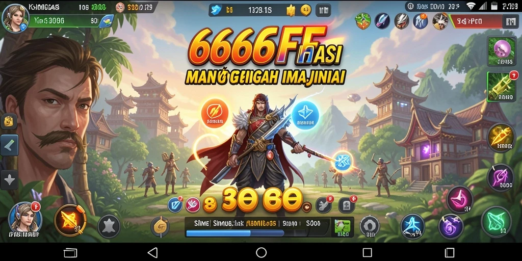 Screenshot utama 666FF menampilkan pengalaman gameplay yang mendalam dan mengasyikkan.