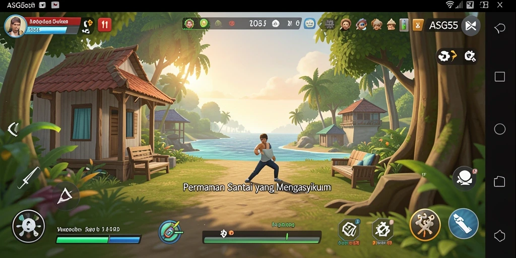Screenshot gameplay ASG55 menampilkan keseruan dalam bermain Casual.
