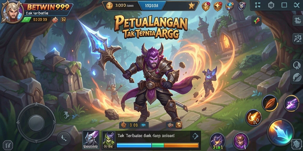 Gameplay mendebarkan dalam BETWIN999, pertarungan seru dan karakter menarik.