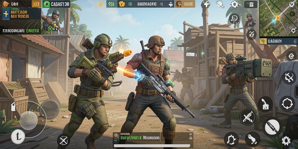 Gameplay menarik dalam pertarungan Battle Royale CADAS138.