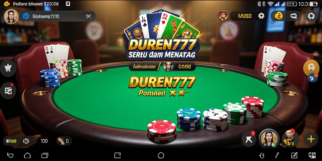 Gameplay mendebarkan DUREN777 dalam permainan Poker