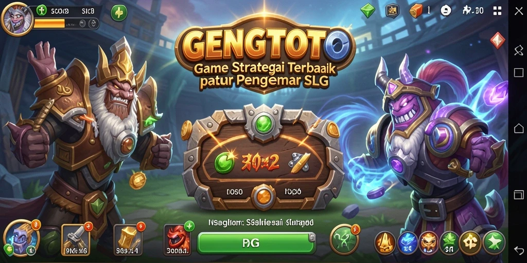 Screenshot gameplay menunjukkan aksi seru di GENGTOTO.