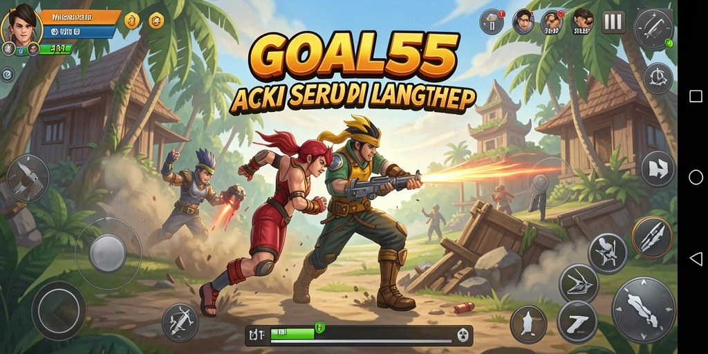 Tampilan gameplay menegangkan yang menguji keterampilan bertarung Anda.