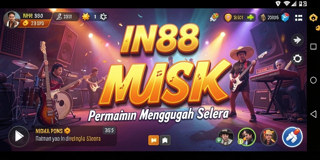 Tampilan gameplay yang menarik dan interaktif dari IN88.