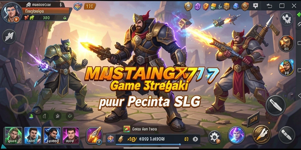 Tampilan gameplay MUSTANG77 dengan aksi strategi yang mendebarkan.