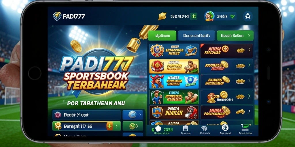 Tampilan gameplay taruhan olahraga yang menarik di PADI777.