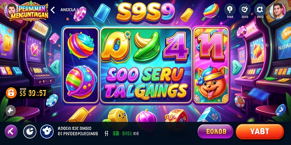 Tampilan menarik dari gameplay Slot di S9S9.