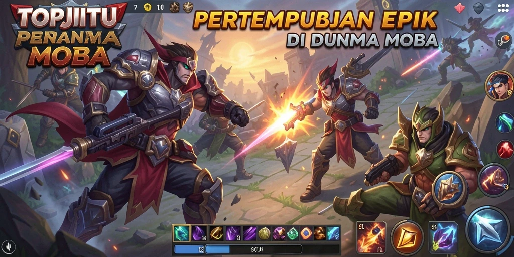 Gameplay seru dan strategi tim dalam TOPJITU.